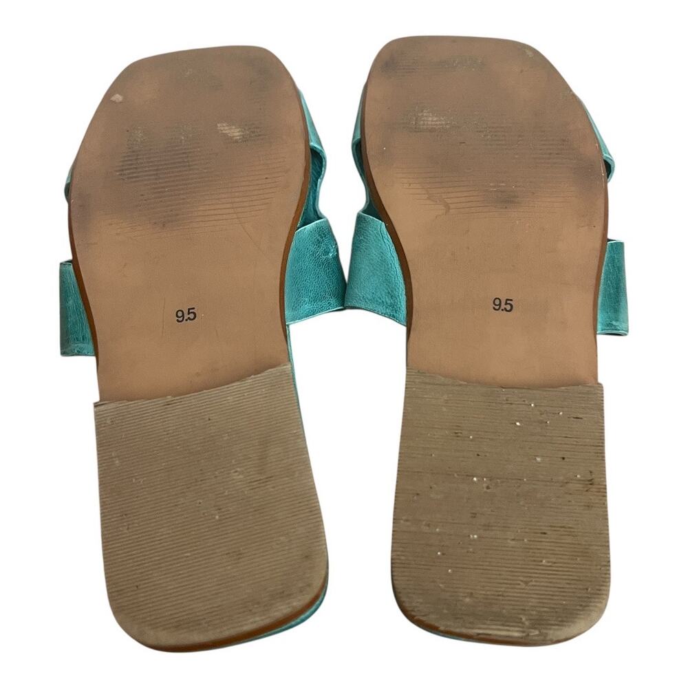 Seychelles Madhu Leather Square Toe Slide On Summer Sandals Women Size 9.5 - Picture 9 of 9